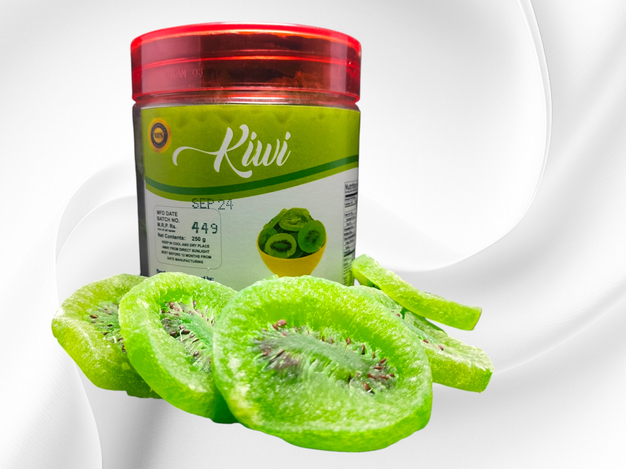Dried Kiwis 250g